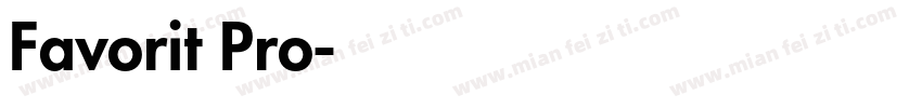 Favorit Pro字体转换